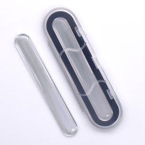 <span class=keywords><strong>Lime</strong></span> à <span class=keywords><strong>ongles</strong></span> polie en verre nano à paillettes argentées directe d'usine avec emballage étui - Product Image 4