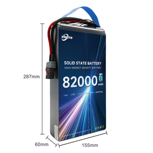 แบตเตอรี่ลิเธียมแบบกึ่งแข็งสำหรับ UAV ความหนาแน่นพลังงานสูง 2C ขนาด 400wh/kg 74000mah 82000mah 67000mah 6700  แบบกำหนดเองจาก XINGTO - Product Image 3