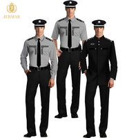 Uniforme de Seguridad Personalizado y Transpirable, Camisa de Manga Larga para Guardias de Seguridad, Apta para Todas las Estaciones, Traje para Hombre