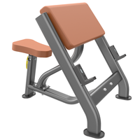 Banc de musculation professionnel KJ-1247 de qualité supérieure pour exercices assis et curls, idéal pour les salles de sport commerciales