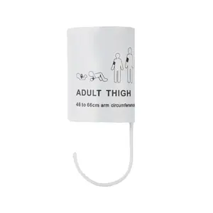 Disposable Medical Accessories Single Tube Blood Pressure Cuffs Non-woven Thigh 45-56.5cm NIBP cuff