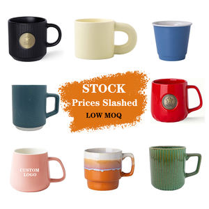 Özel düşük adedi fabrika toptan seramik kahve çok şekil stok kupa kase tabağı kahve temizle envanter maliyet fiyata - Product Image 4