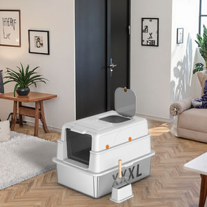 OEM Totalmente Spillproof 100L <span class=keywords><strong>Cat</strong></span> <span class=keywords><strong>Toilet</strong></span> 100L <span class=keywords><strong>PP</strong></span> Caixa Pá Bidirecional Desodorante Fechado Grande Capacidade 100L Box <span class=keywords><strong>Cat</strong></span> Litter Box - Product Image 3