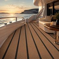 Revêtement de sol marin auto-adhésif en PVC tissé pour bateaux, navires et yachts