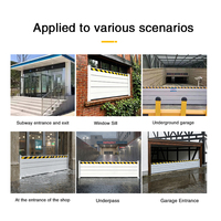 Barrière anti-inondation en aluminium pour intervention rapide, équipement de défense contre les inondations, kit de mur de déviation d'eau