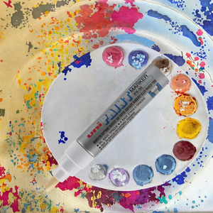 Marcadores de Pintura Permanentes a Base de Aceite de Secado Rápido, Punta Mediana Fina, Colores Surtidos para Pintura DIY, Uni PX-30 - Product Image 2