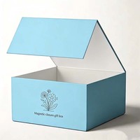 Scatola di Imballaggio Pieghevole a Forma di Libro con Chiusura Magnetica, Personalizzazione di Lusso, Design Gratuito, per Cosmetici, Portafogli, Cinture, Sciarpe, Confezioni Regalo