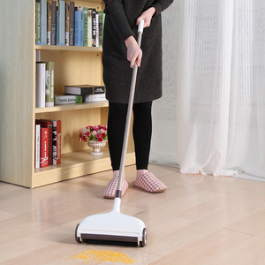 Jesun Hand <strong>Carpet</strong> &amp; Floor Sweeper with Microfiber Pad Lightweight Manual Floor <strong>Carpet</strong> <strong>Brush</strong> Sweeper - Product Image 3