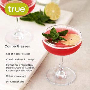 Elegante Juego de 4 Copas de <span class=keywords><strong>Martini</strong></span> de Cristal, Aptas para Congelador, para Cócteles, Bodas, Margaritas y <span class=keywords><strong>Espresso</strong></span> Martinis - Product Image 2