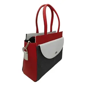 Bolso de mano Fana Francis de piel de vaca, multicolor, con forma de cruz, gran capacidad, para uso diario informal, bolso de mujer - Product Image 5