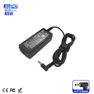 อะแดปเตอร์แปลงไฟขนาดเล็ก 45W PD DC สำหรับแล็ปท็อป 19.5V 2.31A หัวปลั๊กสีน้ำเงินขนาด 4.5*3.0 มม. ใช้ได้กับ <span class=keywords><strong>Pavilion</strong></span>/Spectre/EliteBook - Product Image 1