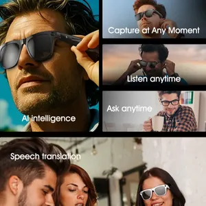 Para <span class=keywords><strong>Gafas</strong></span> con Cámara Inteligente <span class=keywords><strong>Xiaomi</strong></span> AI 6K HD Batería de Larga Duración Control por Asistente de Voz para Fotografía al Aire Libre y Música en Gris - Product Image 2