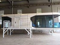 Maison capsule Volferda de haute qualité, préfabriquée, modulaire, écologique, extérieure, 2 chambres, avec cuisine