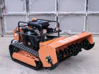 Tondeuse à gazon automatique sans fil à manche télescopique autopropulsée à moteur diesel quatre temps à double cylindre de 120 cm