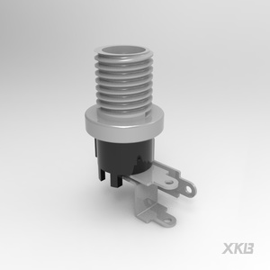 Connecteur XKB DC-025LBM-5A-2.5 Prise d'alimentation CC 2,5 mm à monter sur panneau 5A 24V ROHS pour équipement d'alimentation de circuits imprimés - Product Image 1