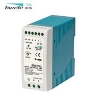 Alimentation à découpage monophasée Hviele MDR-60-24V sur rail DIN 24V/2.5A CC, module transformateur de surveillance 60Hz haute performance industrielle