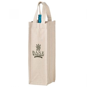Reusable Cotton Canvas <strong>Wine</strong> Carrier <strong>Bags</strong> - Product Image 2