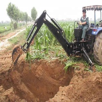 Support de tracteur XinKai, attache mini-pelleteuse 3 points LW-6, pelleteuses remorquables avec pompe pour tracteurs de 25 à 45 CV