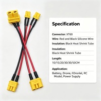Câble d'extension de charge pour batterie LiPo RC SHANWEI personnalisé avec connecteurs Amass XT30 XT60 XT90, en PVC et cuivre, pour moto