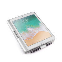 Étui clavier rotatif à 360 ° pour iPad Mini 6th 8.3 2021 avec clavier sans fil, porte-crayon, fonction veille/réveil automatique