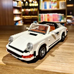 <strong>Vintage</strong> Collection Sports Car 10295 Construction Toy Building Blocks Set for Birthday Gifts Compatible <strong>Legoed</strong> Particles 1458 - Product Image 5