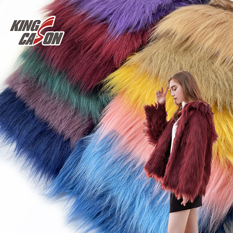 Новый продукт Kingcason, идеи, длинный ворс, 6 см, из искусственного меха, для женских сумок, роскошь