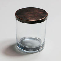Couvre-bocaux de bougies de luxe en fer, en étain, en métal, couvercles plats, couleurs brillantes or rose, argent, noir, couvercles de bougies personnalisés pour bocaux de bougies
