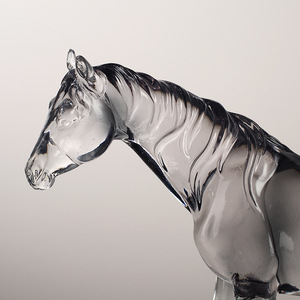 Art Horse Decoration Transparent Resin Craft Home Decor Living Room Display Animal Shape Resin <b>Statue</b> BYX8714 - Product Image 4