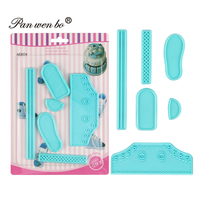 Grattoir à crème en plastique dents irrégulières bord spatules grattoir à gâteau fondant trancheuse à gâteau coupe-pâtisserie outils bricolage décoration
