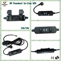 Prise électrique RV RCD série RIFENG THPR-GS 16A IP66 15-30mA, assemblage portable en ligne, PRCD 220-250V, protection contre les surtensions, CE