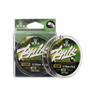 W.<span class=keywords><strong>P</strong></span>.E 새로운 10m 리드 코어 잉어 낚시 가닥 브레이드 라인 0.50mm 45LB 50kg 브레이드 라인 잉어 피더 낚싯줄 - Product Image 1