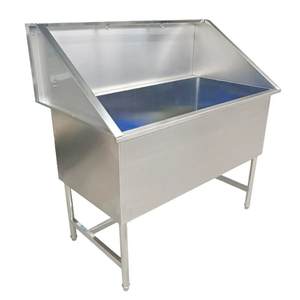 Bañera de Spa plegable de acero inoxidable 304 de fábrica, baño impermeable para el cuidado de mascotas para perros, gatos, cepillo de limpieza para mascotas, productos de baño - Product Image 3