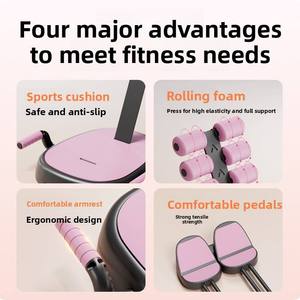 Nuevo Rodillo Abdominal Multifuncional Plegable para el Hogar con Bandas de Resistencia, Equipo de Fitness - Product Image 6