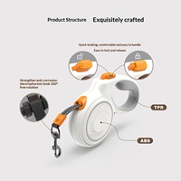 Laisse rétractable automatique pour animaux de compagnie, boîtier en ABS, laisse de promenade pour chien et chat, utilisation en extérieur