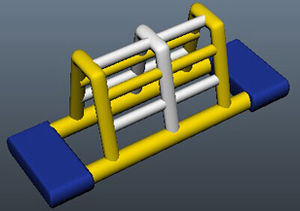 Amusement joyeux gonflable flottant mer parc aquatique équipement mer grande <span class=keywords><strong>eau</strong></span> jouets Aqua Park - Product Image 3