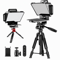 Téléprompteur pour téléphone portable, lecture de scénario en studio, appareil photo reflex numérique sans miroir, dispositif universel de générique pour sous-titres