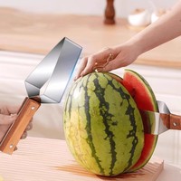 Coupe-pastèque et coupe-melon manuel portable en acier inoxydable 430, facile à utiliser, outil de cuisine, 1 pièce, lavage à la main uniquement