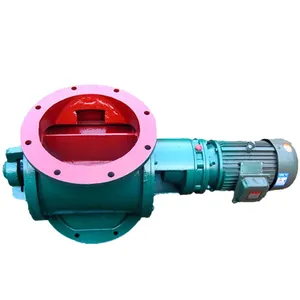 Star shaped gas lock ash discharge valve made of carbon steel material dust proof discharge valve fan off discharge device