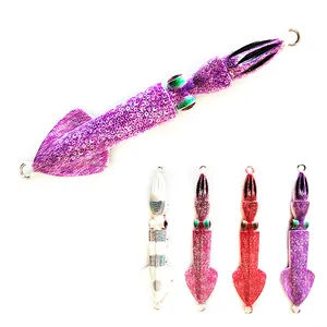 MISTER JIGGING nuevo diseño de alta calidad 100G 200g 300g 400g agua salada luminoso hundimiento rápido calamar metal jig señuelo