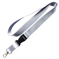 Longe en polyester écologique personnalisée ZP-Promotionnel avec boucle détachable d'impression de logo pour porte-badge d'exposition