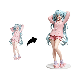 Figura OEM Personalizada en <span class=keywords><strong>3D</strong></span> de Anime, PVC, Vinilo, Personaje de Milku, Colección de Arte, Modelo de Jugador de Baloncesto con Temática Deportiva - Product Image 1
