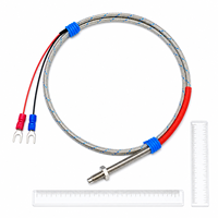 K Type Screw Thermocouple WRNT-02 M6 M8 Thread Stainless Steel Fiberglass Cable Temperature Sensor for Industrial Surface