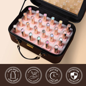 Vernis Gel UV Professionnel Hanyi de Qualité Supérieure, Base Caoutchouc Soak-Off, Formule Naturelle en Résine Sans HEMA ni TPO, Marque Privée pour Salon de Manucure - Product Image 4