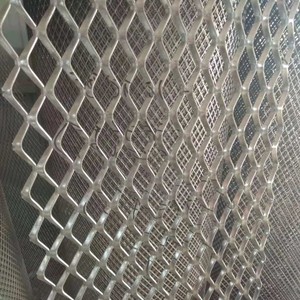 Rete Metallica Espandibile ad Alta Sicurezza, Lamiera in Alluminio Espanso, Prezzo per Doghe/Rete Metallica Espansa a Fori Romboidali - Product Image 1