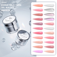 JTING Fournitures professionnelles pour ongles en gros, Gel de construction auto-nivelant 22 couleurs, Gel de construction pour extension d'ongles, Gel vernis en pot unique