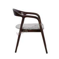 Chaises en bois massif en gros pour usage hôtelier, meubles d'appoint, chaises de salle à manger antiques, chaise en bois de couleur noyer moderne