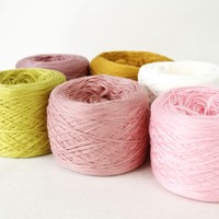 Fil mélangé de cachemire laine multi-brins et coton mercerisé moyen épais tricoté à la main bricolage écharpe boule de fil