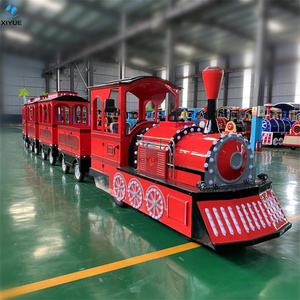 รถไฟรางเลื่อนแบบไร้รางสำหรับเด็กและผู้ใหญ่  ลดราคาพิเศษ  รับสั่งทำตามความต้องการ ได้รับการรับรองมาตรฐาน CE เหมาะสำหรับสนามเด็กเล่น สวนสนุก และห้างสรรพสินค้า - Product Image 4
