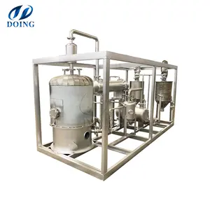 Mini 100kg capacity skid-mounted design Oil Refinery to Make Clean Diesel from Used Oil