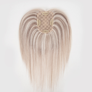Topper de Cabello Humano 3*5 con Base de Seda, Topper Virgen Remy con Cordón Ajustable para Mujeres - ¡Venta Caliente! - Product Image 3